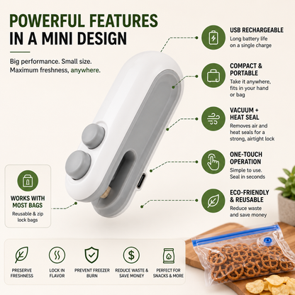 FreshLock Pro Snack Sealer