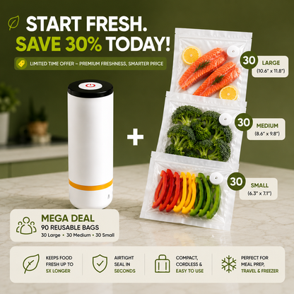 Freshlock Pro Handheld Vacuum Sealer