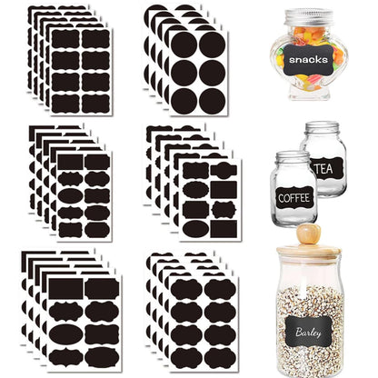 5 Sheets Chalkboard Labels Stickers