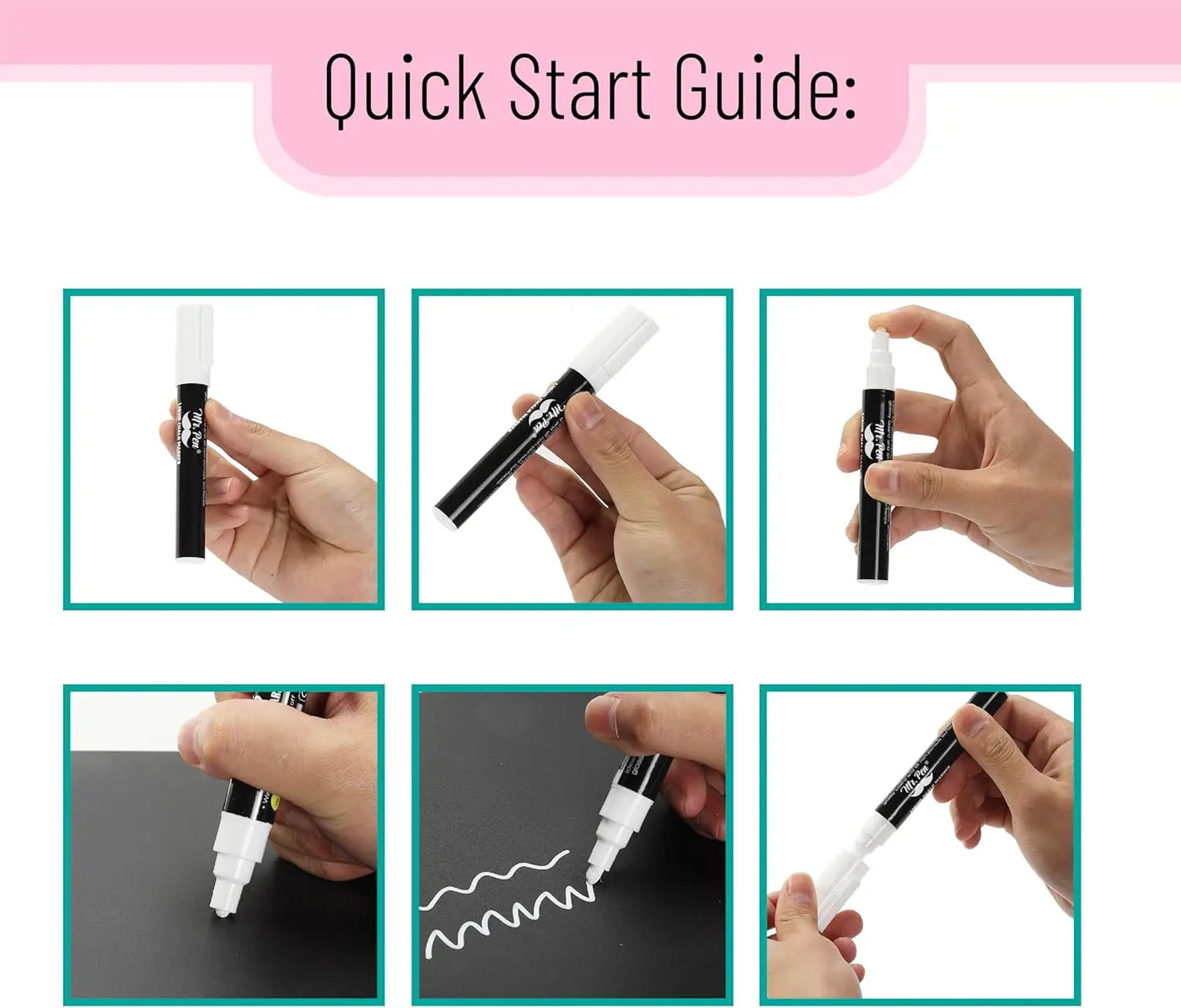 White Liquid Chalk Markers