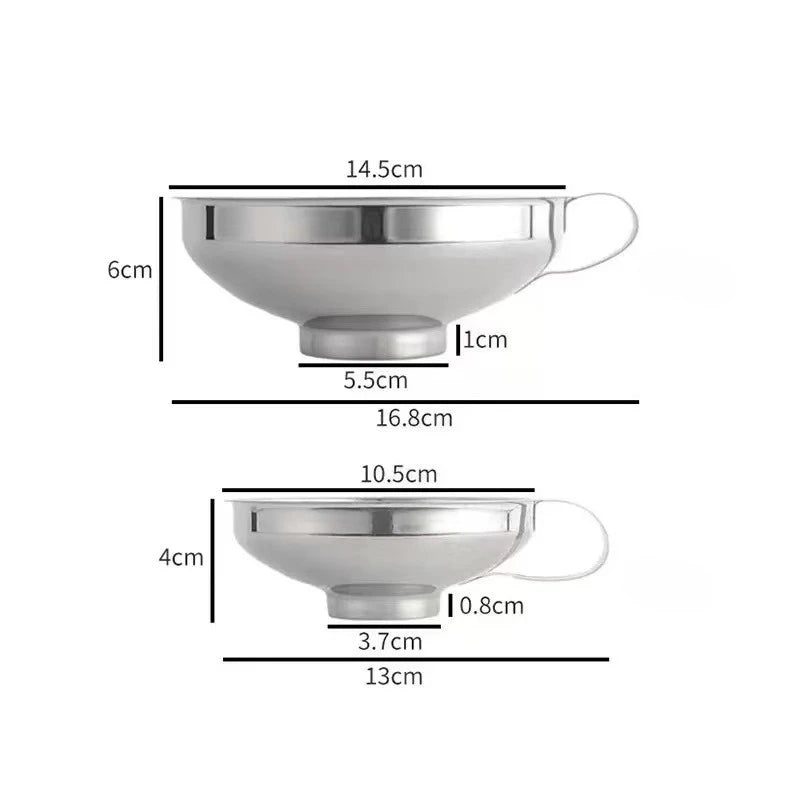 Stainless Steel Wide Mouth Canning Funnel