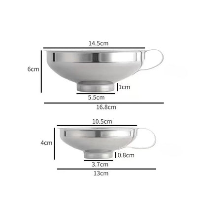 Stainless Steel Wide Mouth Canning Funnel