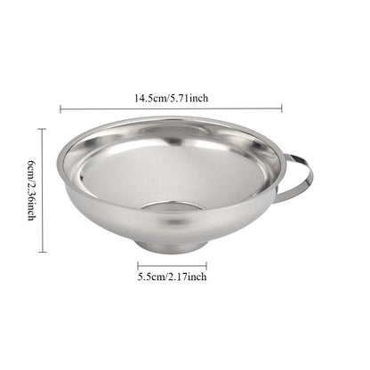 Stainless Steel Wide Mouth Canning Funnel
