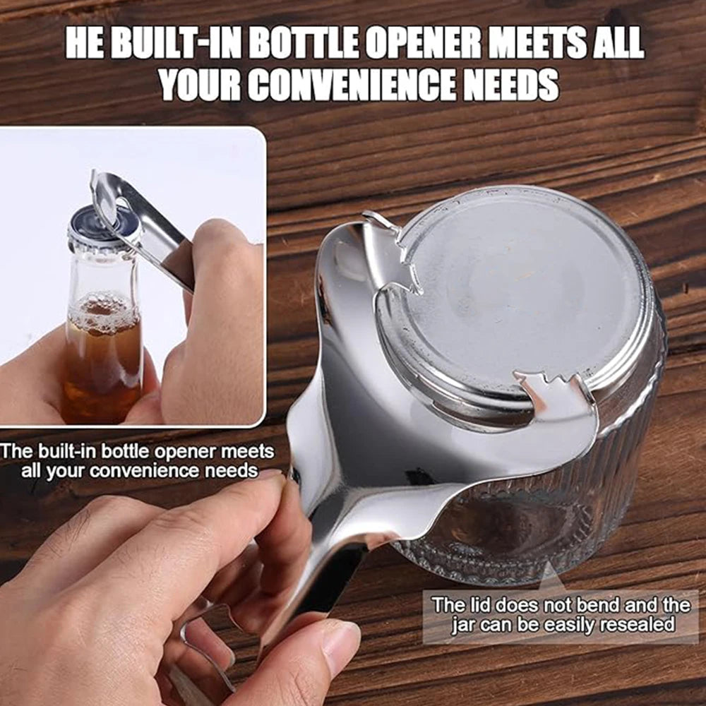 Stainless Steel Mason Jar Bottle Opener