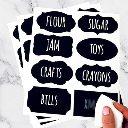 5 Sheets Chalkboard Labels Stickers