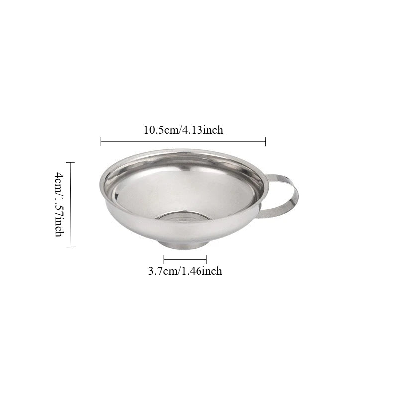 Stainless Steel Wide Mouth Canning Funnel
