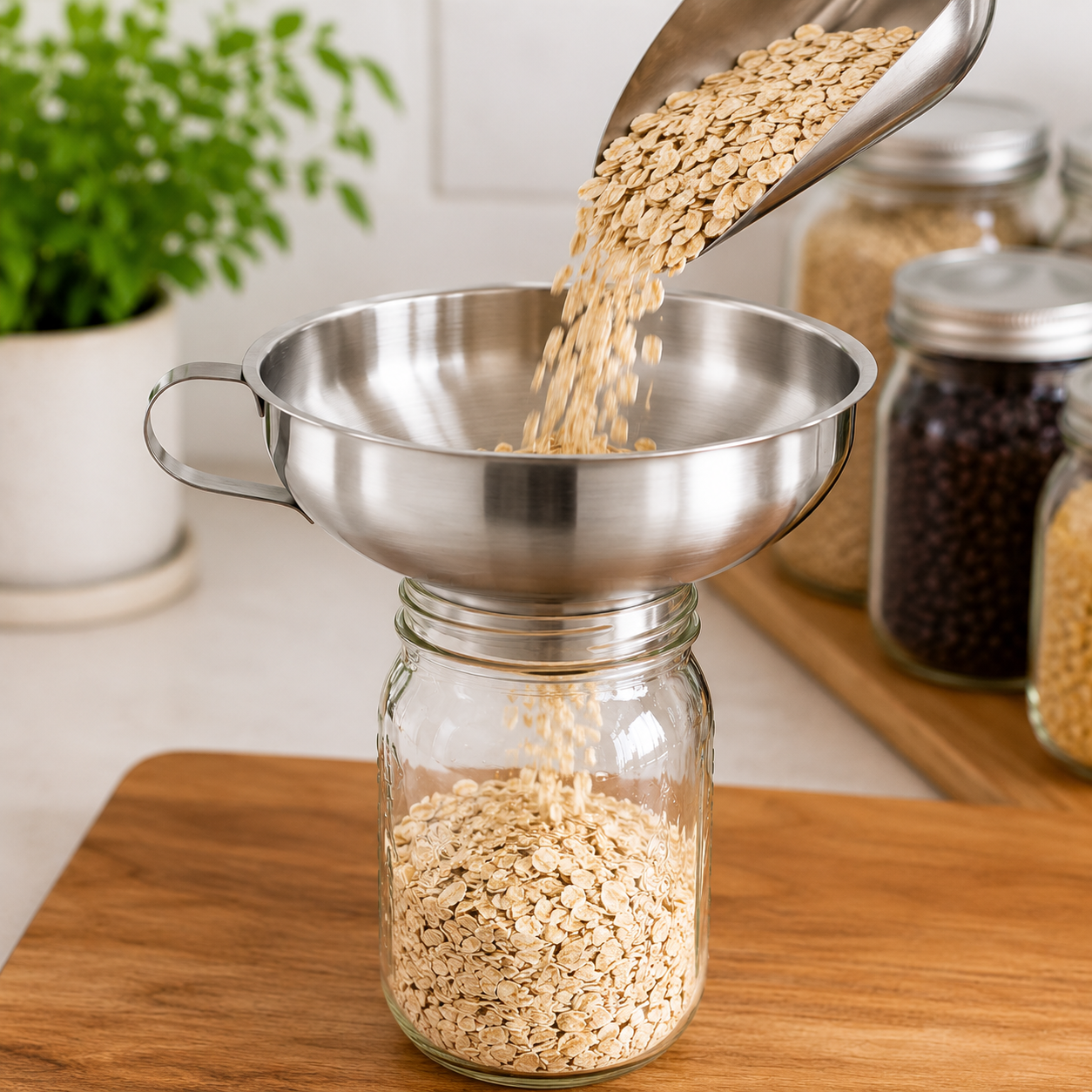 Stainless Steel Wide Mouth Canning Funnel