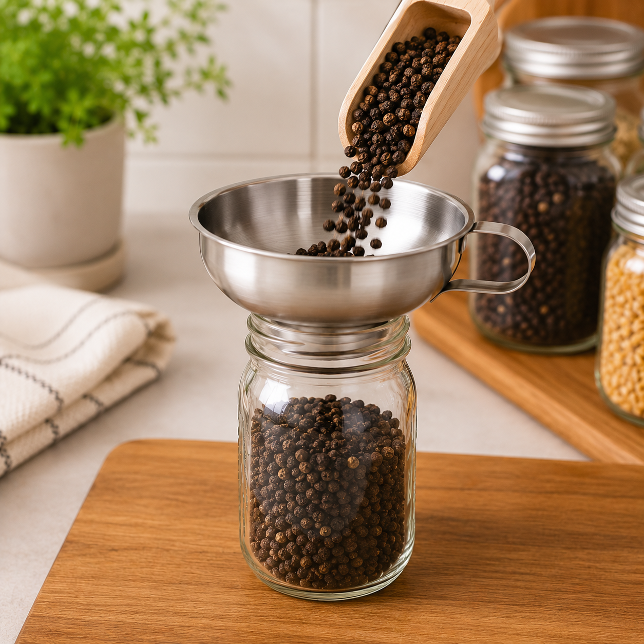 Stainless Steel Wide Mouth Canning Funnel