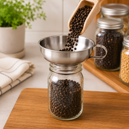 Stainless Steel Wide Mouth Canning Funnel